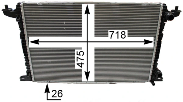 CR2179000P Mahle Original Радиатор основной