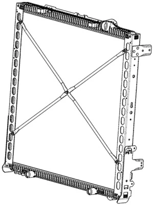 CR2086000P Mahle Original Радиатор основной