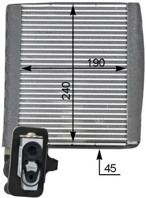 Испаритель кондиционера AE119000P Mahle Original