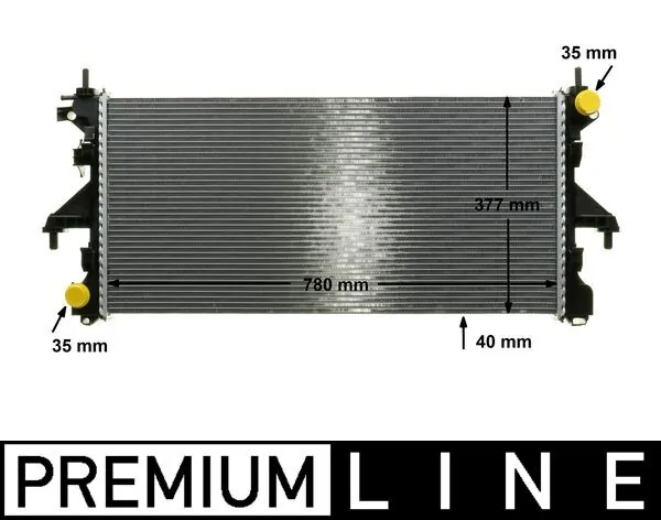 CR1069000P Mahle Original Радиатор основной