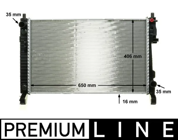 CR661000P Mahle Original Радиатор основной