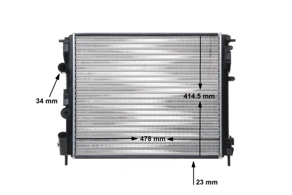 CR35000S Mahle Original Радиатор основной
