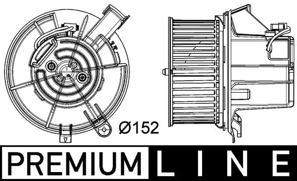 AB119000P Mahle Original Электромотор печки