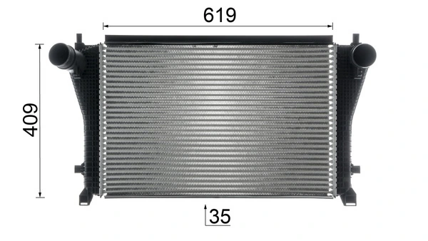 CI667000P Mahle Original Охладитель наддувочного воздуха