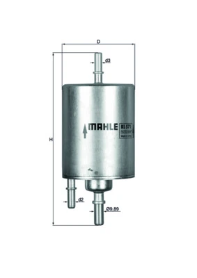 Фильтр тонкой очистки топлива Mahle Original KL573 цена, от 8.55 USD