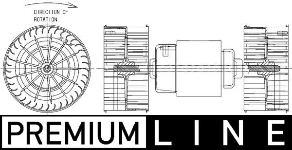 AB152000P Mahle Original Электромотор печки