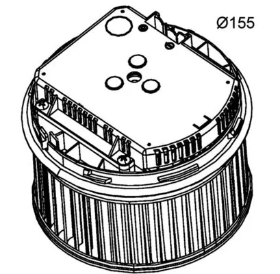 AB261000P Mahle Original Электромотор печки