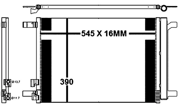 AC772000P Mahle Original Конденсатор