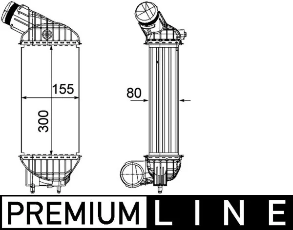 CI199000P Mahle Original Охладитель наддувочного воздуха