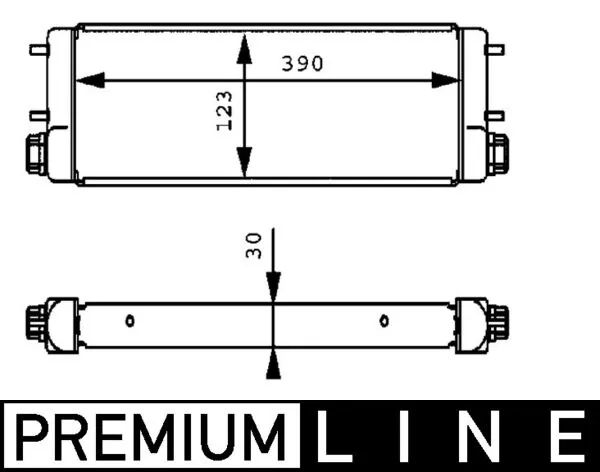 CLC169001P Mahle Original Радиатор АКПП