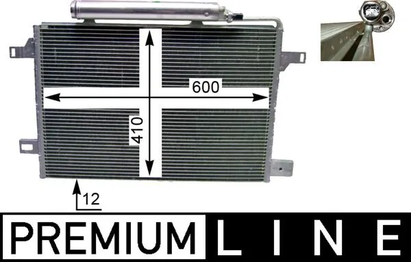 Радиатор охлаждения кондиционера Mahle Original AC369000P
