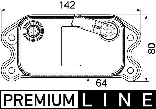 CLC70000P Mahle Original Радиатор АКПП