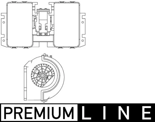 AB180000P Mahle Original Электромотор печки
