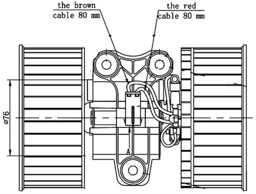 AB81000S Mahle Original Электромотор печки