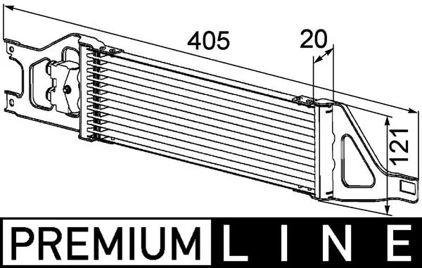 CLC57000P Mahle Original Радиатор охлаждения, АКПП