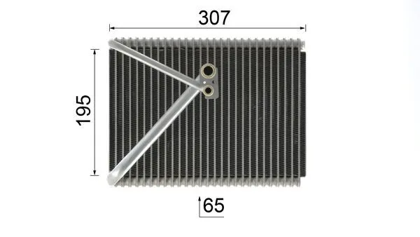 AE87000P Mahle Original Радиатор отопителя салона