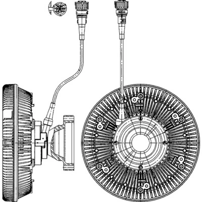 CFC226000P Mahle Original Гидромуфта привода вентилятора