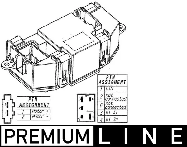 ABR56000P Mahle Original Реле печки
