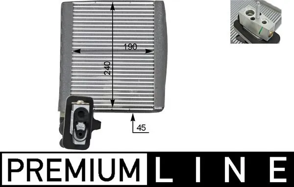 Охладитель воздуха Mahle Original AE119000P