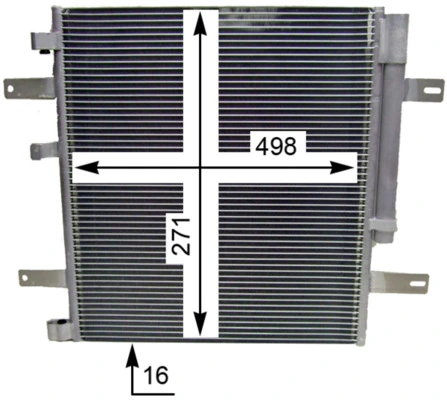 Конденсатор кондиционера Mahle Original AC853000S цена, от 145.94 USD