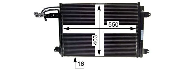 Конденсатор кондиционера Mahle Original AC324000P цена, от 79.97 USD