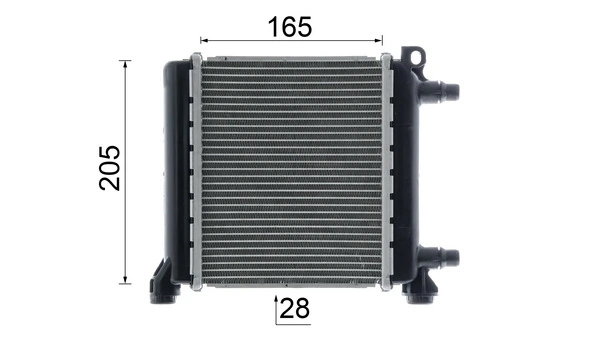 Радиатор охлаждения Mahle Original CR2596000P