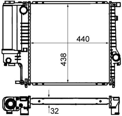 Радиатор CR330000S Mahle Original