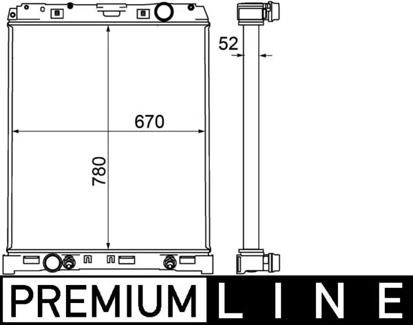Радиатор A940500150364 Mercedes