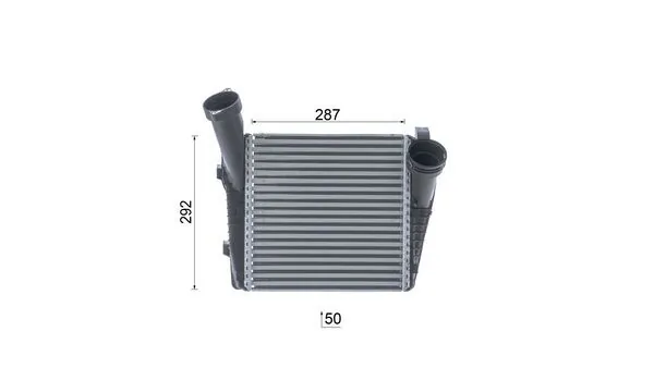 CI141000P Mahle Original Охладитель наддувочного воздуха