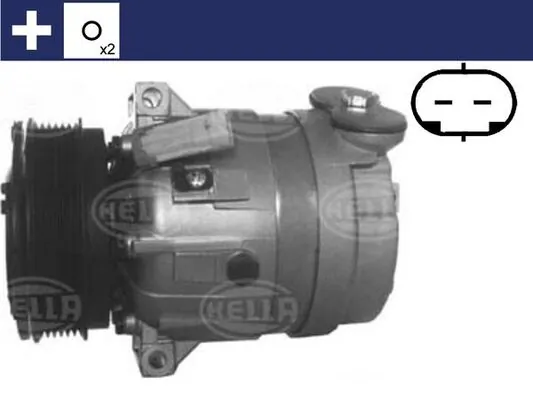 Компрессор кондиционера ACP320000S Mahle Original