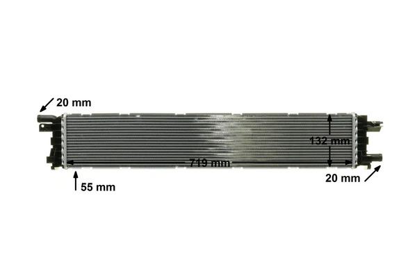 Радиатор охлаждения двигателя дополнительный CIR12000P Mahle Original