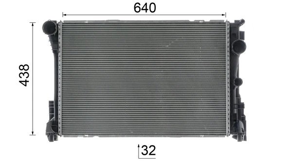 CR1684000P Mahle Original Радиатор основной