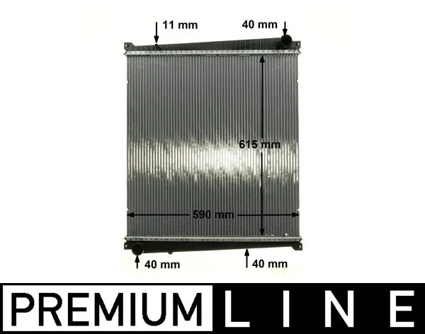 CR818000P Mahle Original Радиатор основной