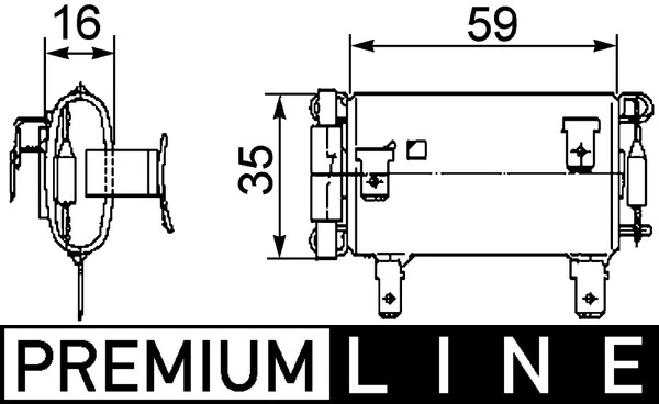 ABR14000P Mahle Original Реле печки