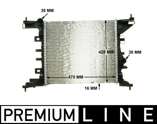 CR1187000P Mahle Original Радиатор основной