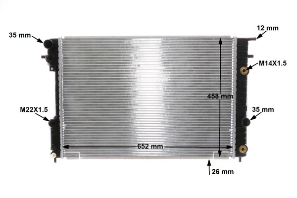 CR560000S Mahle Original Радиатор основной