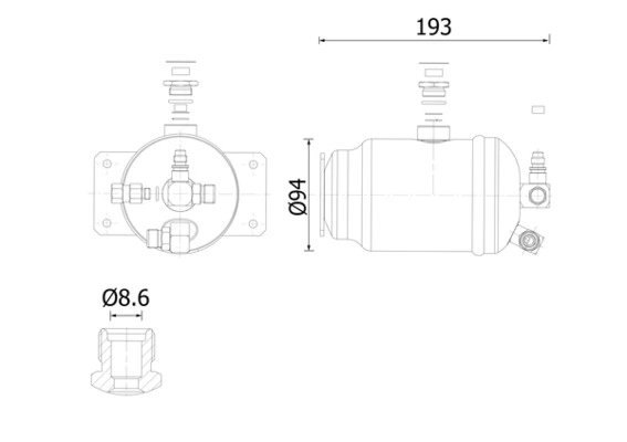 Осушитель кондиционера Case 05811007 цена, от 39.64 USD