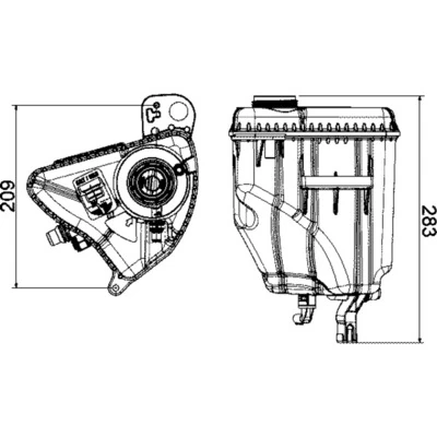 CRT3000S Mahle Original Расширительный бачок охлаждения