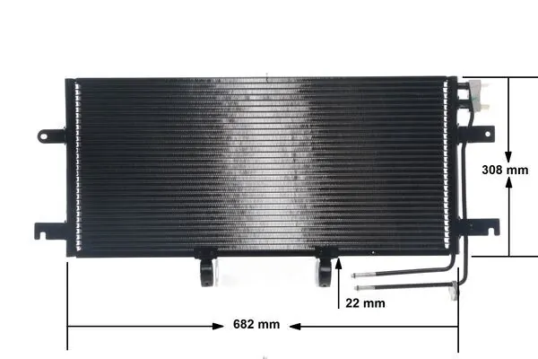 Радиатор охлаждения кондиционера Mahle Original AC332000S