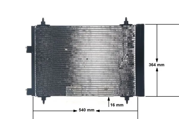Радиатор охлаждения кондиционера Mahle Original AC315000S