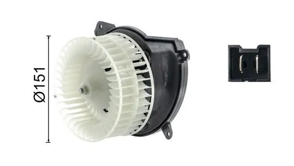 Вентилятор печки AB222000S Mahle Original