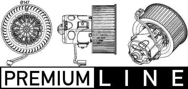 AB151000P Mahle Original Электромотор печки