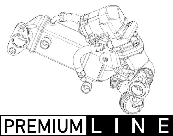 CE10000P Mahle Original Радиатор системы EGR