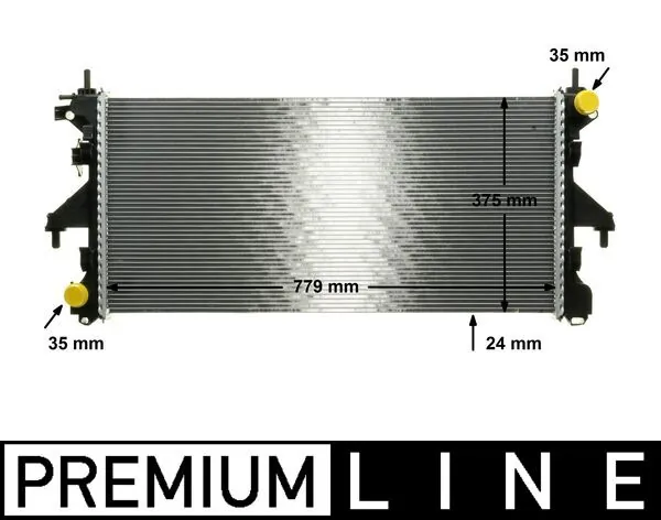 CR881000P Mahle Original Радиатор основной