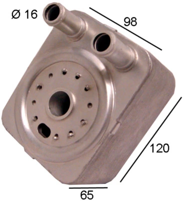 CLC162000S Mahle Original Радиатор масляный (холодильник) под фильтром