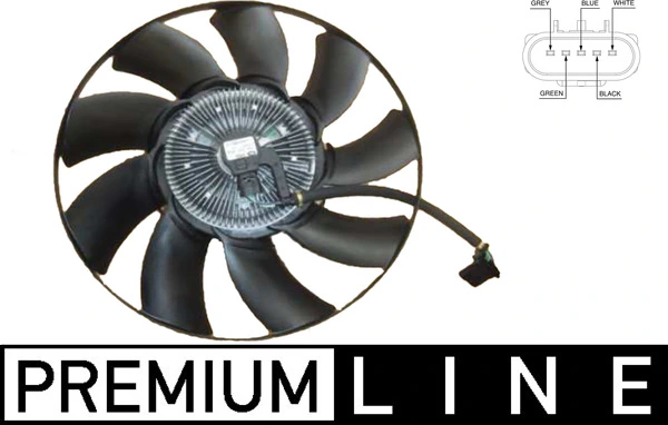 Купить CFF476000P Mahle Original Электровентилятор охлаждения в сборе (мотор+крыльчатка)