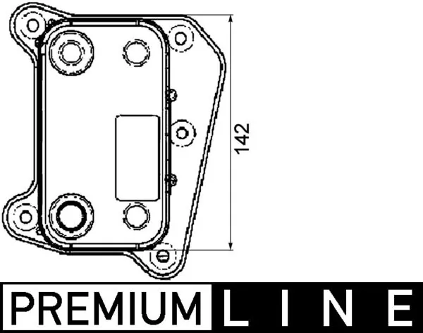 CLC38000P Mahle Original Радиатор АКПП