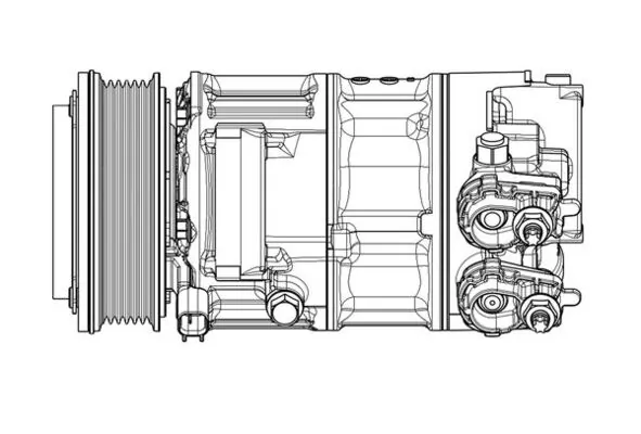 Компрессор системы кондиционирования Mahle Original ACP654000P цена, от 128.34 USD