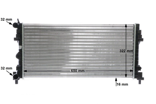 CR2081000S Mahle Original Радиатор основной