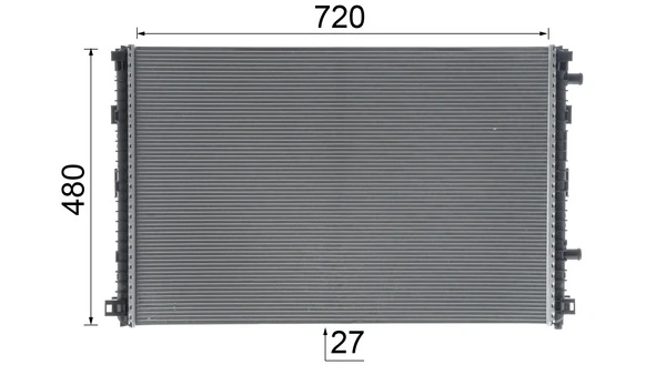 CIR24000P Mahle Original Радиатор охлаждения, дополнительный
